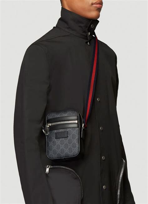 gucci mens shoulder bag|gucci crossbody bag for men.